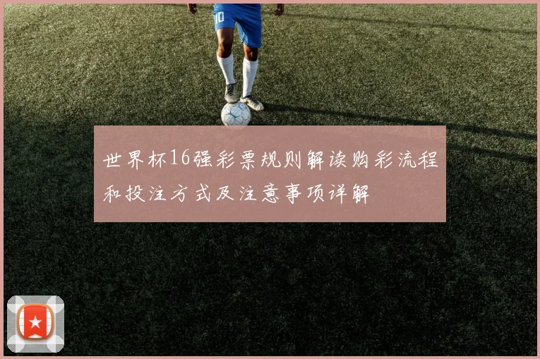 世界杯16强彩票规则解读购彩流程和投注方式及注意事项详解